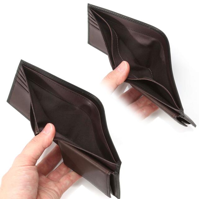 商品レビューで+5%｜タケオキクチ タケオキクチ 二つ折り財布 メンズ ブランド レザー 本革 軽量 ボックス型小銭入れ 40周年 ヘリテージ TAKEO KIKUCHI Heritage 740605_8