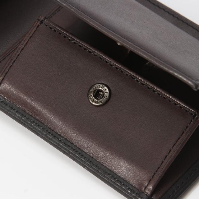 商品レビューで+5%｜タケオキクチ タケオキクチ 二つ折り財布 メンズ ブランド レザー 本革 軽量 ボックス型小銭入れ 40周年 ヘリテージ TAKEO KIKUCHI Heritage 740605_10