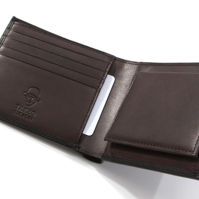 商品レビューで+5%｜タケオキクチ タケオキクチ 二つ折り財布 メンズ ブランド レザー 本革 軽量 ボックス型小銭入れ 40周年 ヘリテージ TAKEO KIKUCHI Heritage 740605_13