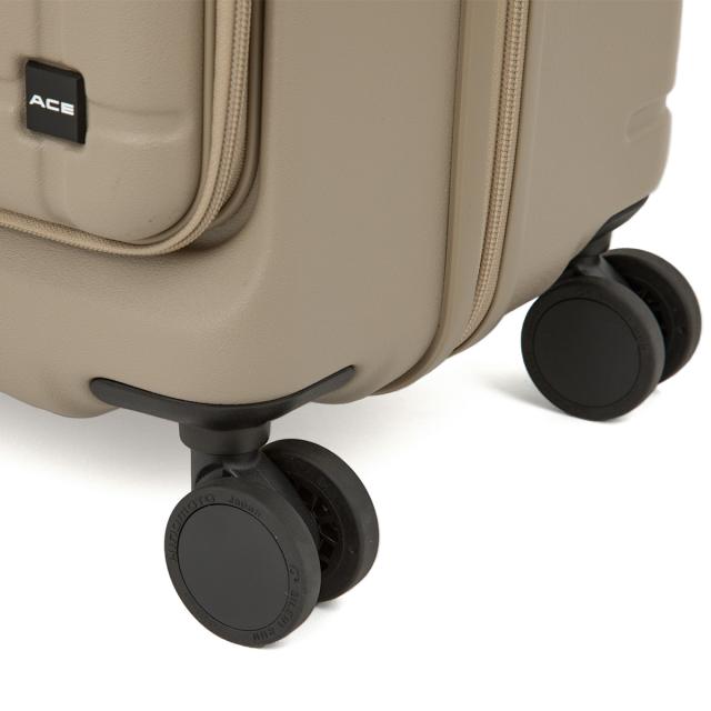 商品レビューで+5%｜エース スーツケース Mサイズ 62L/71L 軽量 中型 フロントオープン 拡張機能 静音キャスター 4輪 双輪 キャリーケース エスカレラ ACE Escalera 05652_12