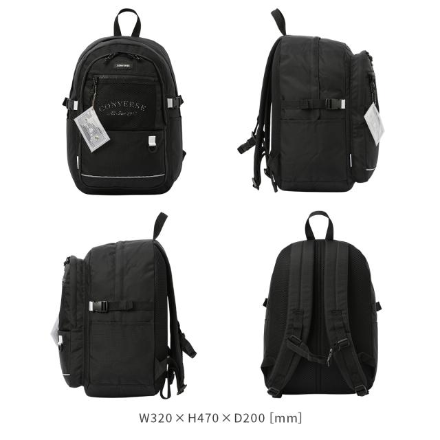 商品レビューで+5%｜コンバース リュック 30L 通学 男子 女子 女子高生 高校生 中学生 大容量 黒 通学リュック スクールリュック スクールバッグ 女の子 おしゃれ プレイ A4 B4 Converse 20099_3