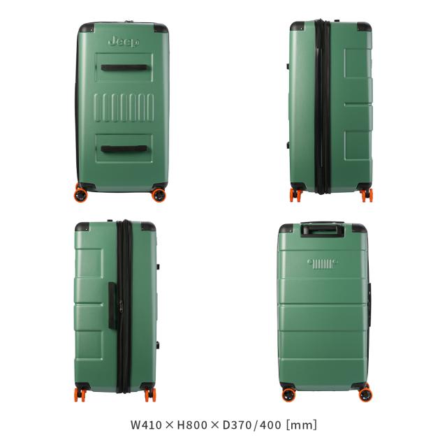 商品レビューで+5%｜ジープ サミット スーツケース Lサイズ LL XL 107L