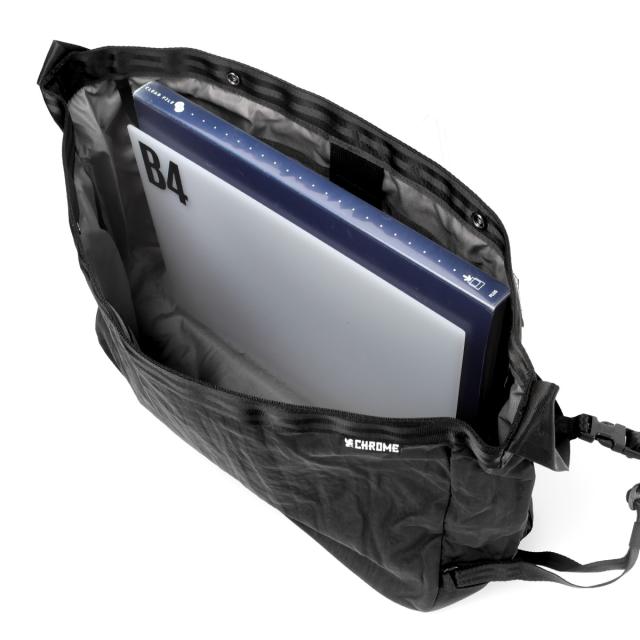 商品レビューで+5%｜クローム インダストリーズ ニュースペーパー メッセンジャーバッグ 26L B4 ブラック CHROME INDUSTRIES MESSENGER BJ015