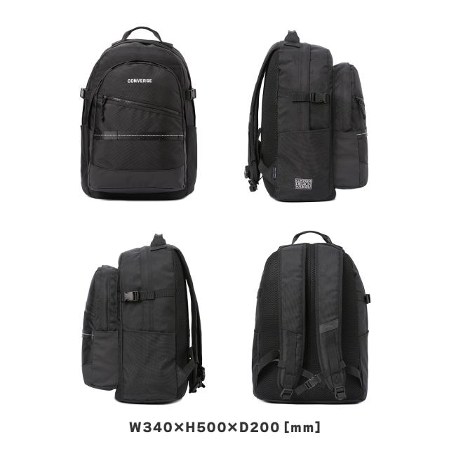 商品レビューで+5%｜コンバース リュック 35L 通学 男子 女子 女子高生 高校生 中学生 大容量 黒 通学リュック スクールリュック スクールバッグ 女の子 おしゃれ コネクト A4 B4 Converse 20107_2
