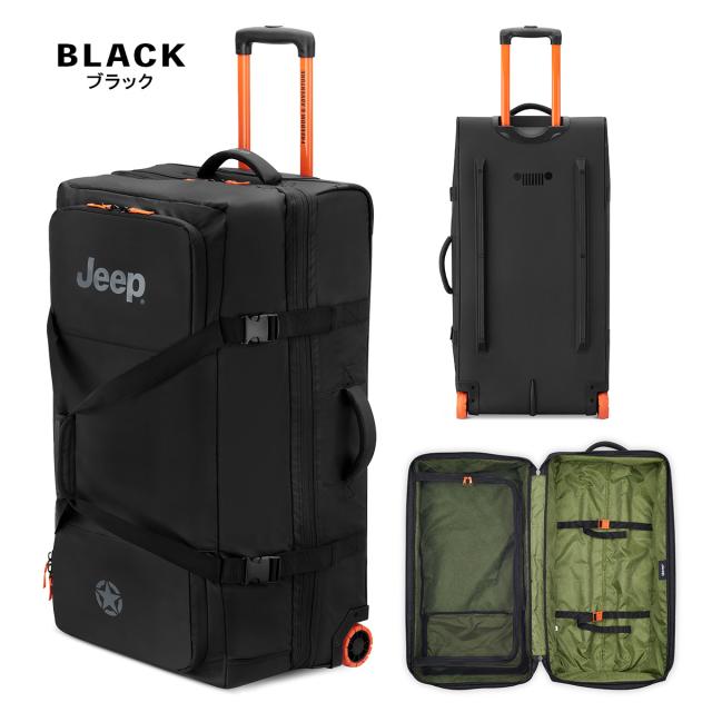 商品レビューで+5%｜ジープ カスケード ソフトキャリーケース Lサイズ LL XL 大型 大容量 撥水 JEEP CASCADE J02743260 キャリーバッグ_1