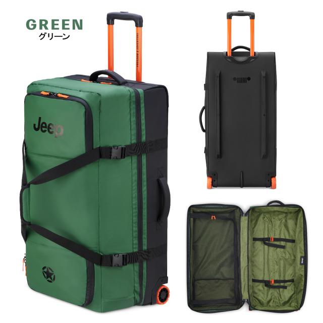商品レビューで+5%｜ジープ カスケード ソフトキャリーケース Lサイズ LL XL 大型 大容量 撥水 JEEP CASCADE J02743260 キャリーバッグ_2