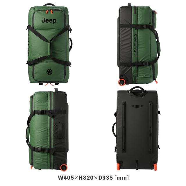 商品レビューで+5%｜ジープ カスケード ソフトキャリーケース Lサイズ LL XL 大型 大容量 撥水 JEEP CASCADE J02743260 キャリーバッグ_3