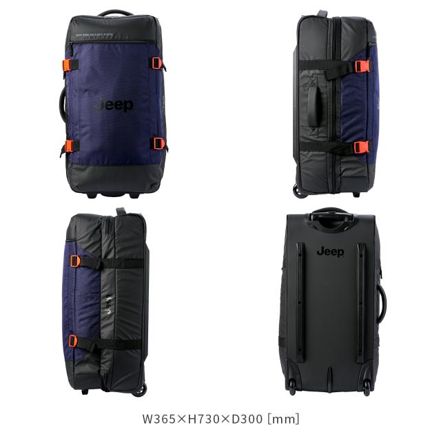 商品レビューで+5%｜ジープ コヨーテ スーツケース ボストンキャリー Mサイズ 64L 撥水 JEEP COYOTE J03740240 ソフトキャリー キャリーケース キャリーバッグ_3