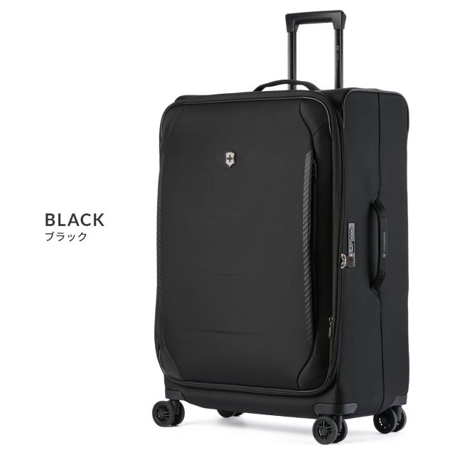 商品レビューで+5%｜ビクトリノックス クロスライト キャリーケース ソフト ビジネスキャリー スーツケース メンズ 106L 110L VICTORINOX Crosslight 612421_1