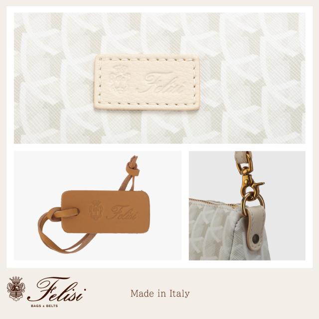 商品レビューで+5%｜フェリージ モノグラム ショルダーバッグ Felisi MONOGRAM 512/6/MM+LD