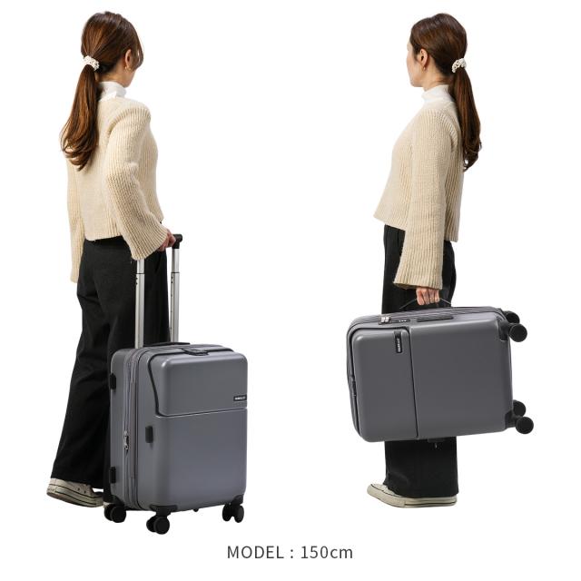 商品レビューで+5%｜3年保証 トラベリスト スーツケース 機内持ち込み Sサイズ SS 35L/43L 軽量 小型 小さめ 拡張機能 静音キャスター ストッパー ドリンクホルダー トップオープン ファースト TRAVELIST FIRST 76-25140_6