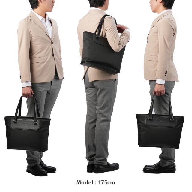 商品レビューで+5%｜ランバンオンブルー リッパー トートバッグ ビジネストート メンズ 肩掛け A4 LANVIN en Bleu Ripper 517711_4