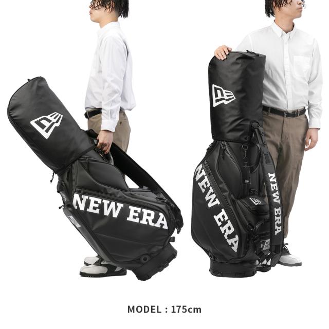 商品レビューで+5%｜ニューエラ ゴルフ キャディバッグ ゴルフバッグ ツアーサイズ 自立式 10.5型 6分割 NEW ERA GOLF 14393707_5