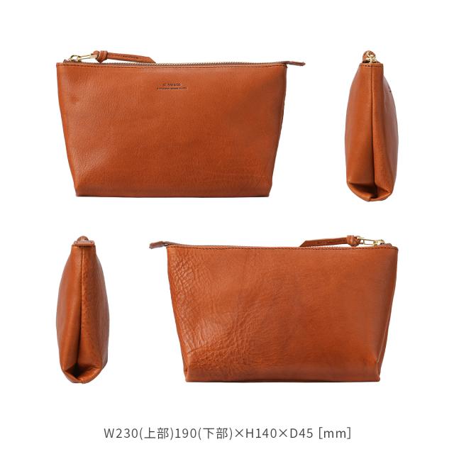 商品レビューで+5%｜スロウ ボーノ ポーチ 本革 日本製 メンズ レディース ブランド シンプル SLOW bono 300S190P 商品レビューで+5%｜スロウ ボーノ ポーチ 本革 日本製 メンズ