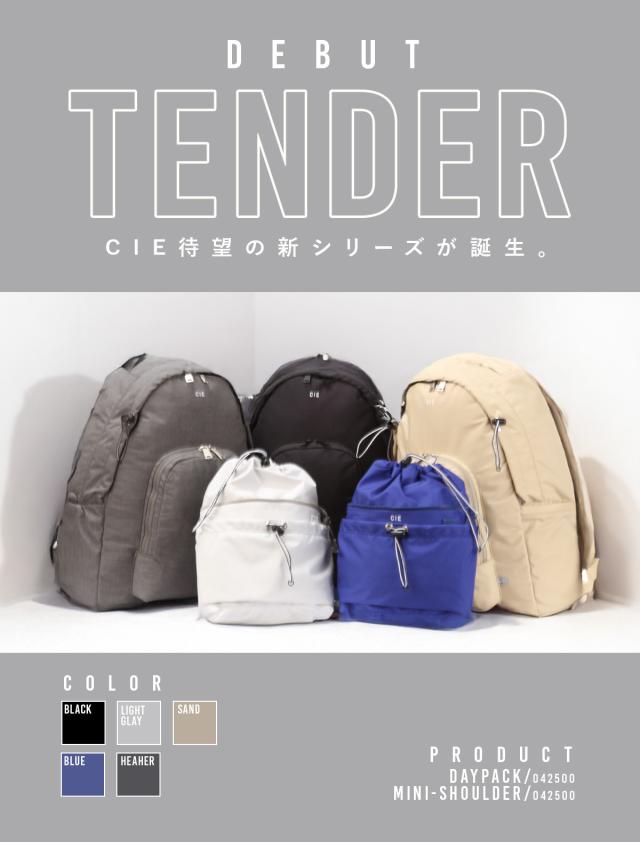 商品レビューで+5%｜CIE シー テンダー リュック デイパック メンズ レディース ブランド 撥水 軽量 日本製 TENDER 042500_1