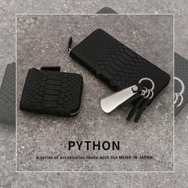商品レビューで+5%｜イズイット パイソン 二つ折り財布 メンズ レディース ブランド レザー 本革 IS/IT Python 983604_15