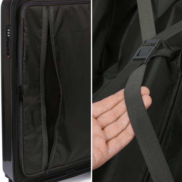 商品レビューで+5%｜アンブロ コンサ スーツケース Mサイズ 60L/70L 拡張機能付き 軽量 UMBRO Konsa 70801 キャリーケース キャリーバッグ_9