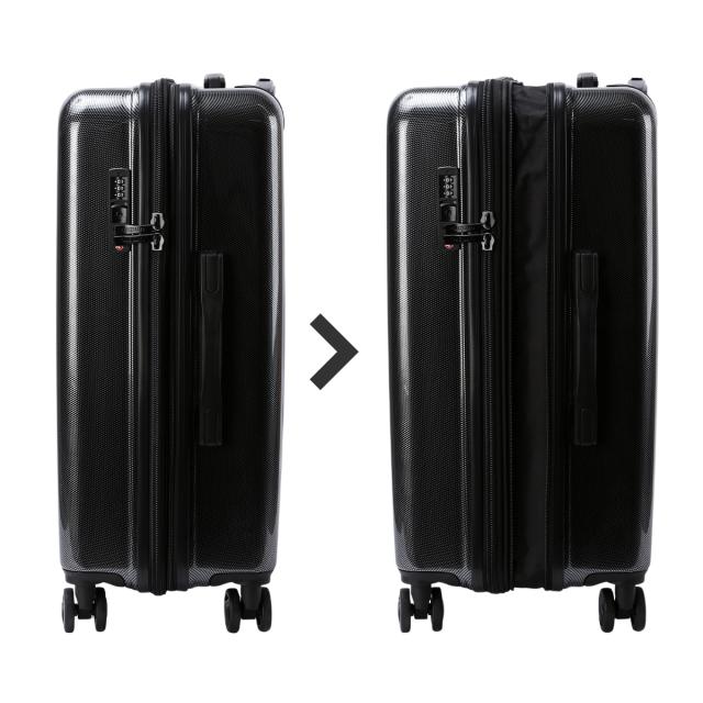 商品レビューで+5%｜アンブロ コンサ スーツケース Mサイズ 60L/70L 拡張機能付き 軽量 UMBRO Konsa 70801 キャリーケース キャリーバッグ_12