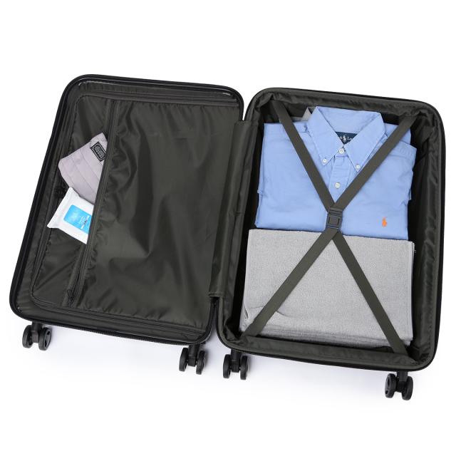商品レビューで+5%｜アンブロ コンサ スーツケース Mサイズ 60L/70L 拡張機能付き 軽量 UMBRO Konsa 70801 キャリーケース キャリーバッグ_5