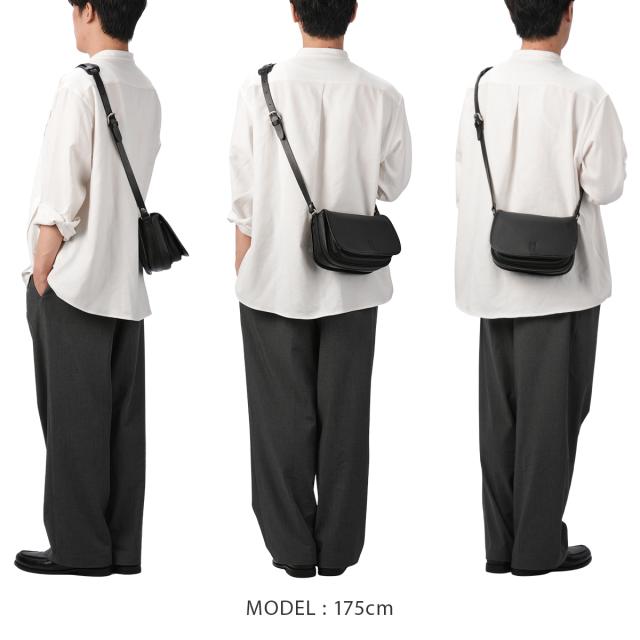 商品レビューで+5%｜SLOW スロウ ショルダーバッグ メンズ レディース ブランド レザー 本革 軽量 日本製 小さめ 斜めがけ A6 シュリンク shrink 858S60R_4