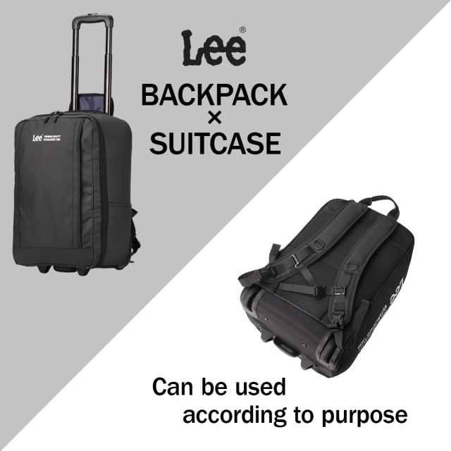 商品レビューで+5%｜Lee リー リュックキャリー スーツケース 機内持ち込み Sサイズ SS 29L 軽量 小型 小さめ 2WAY キャスター付き バックパック キャリーケース キャリーバッグ 320-9061_1