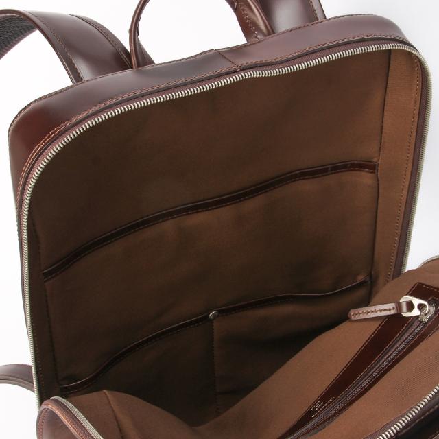 商品レビューで+5%｜エルゴポック ナンバーシックス リュック ビジネスリュック ビジネスバッグ メンズ ブランド レザー 本革 通勤 日本製 A4 B4 PC収納 13インチ HERGOPOCH No.06 06n-bp_9