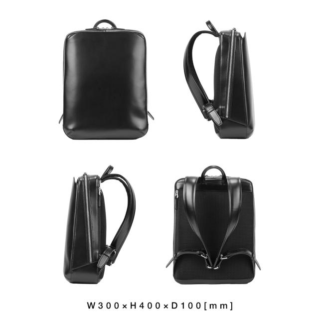 商品レビューで+5%｜エルゴポック ナンバーシックス リュック ビジネスリュック ビジネスバッグ メンズ ブランド レザー 本革 通勤 日本製 A4 B4 PC収納 13インチ HERGOPOCH No.06 06n-bp_3