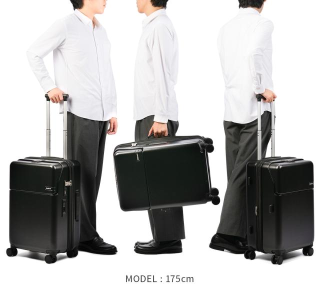 商品レビューで+5%｜3年保証 トラベリスト スーツケース Mサイズ 51L/61L 軽量 中型 拡張機能 静音キャスター ストッパー トップオープン TRAVELIST FIRST 76-25150_5