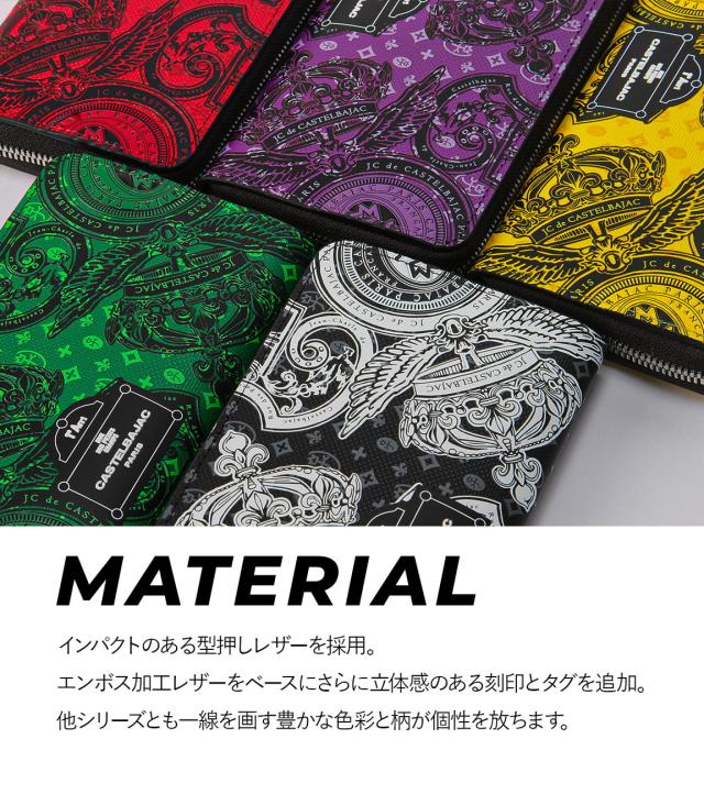 商品レビューで+5%｜カステルバジャック ヴェルサ 財布 長財布 本革 ラウンドファスナー メンズ レディース CASTELBAJAC Versa 067623_3