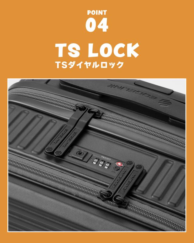商品レビューで+5%｜エッジリンク スーツケース LLサイズ XLサイズ 101L 大型 大容量 軽量 フロントオープン トップオープン ストッパー 4輪 双輪 キャリーケース クルーズボックス EDGELINK CRUZBOX 05804_11