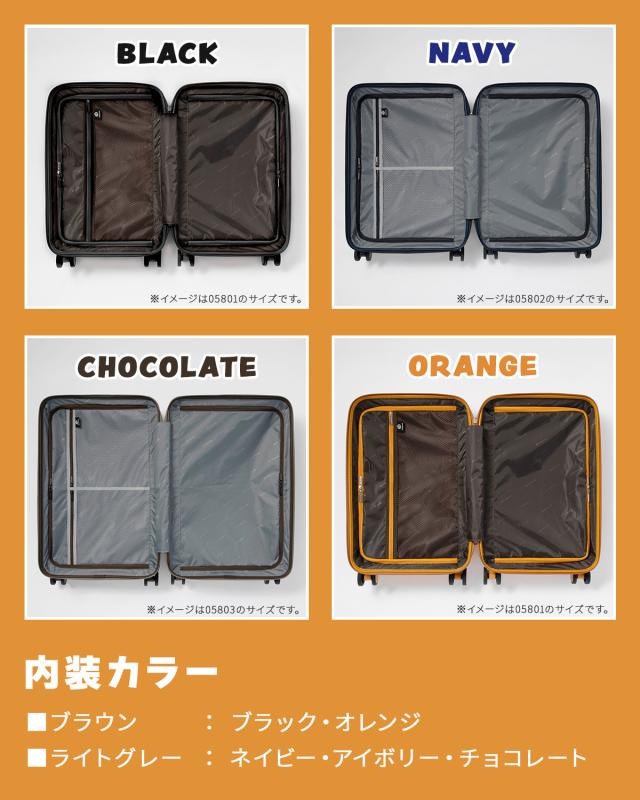 商品レビューで+5%｜エッジリンク スーツケース LLサイズ XLサイズ 101L 大型 大容量 軽量 フロントオープン トップオープン ストッパー 4輪 双輪 キャリーケース クルーズボックス EDGELINK CRUZBOX 05804_14