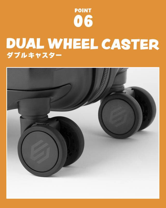 商品レビューで+5%｜エッジリンク スーツケース LLサイズ XLサイズ 101L 大型 大容量 軽量 フロントオープン トップオープン ストッパー 4輪 双輪 キャリーケース クルーズボックス EDGELINK CRUZBOX 05804_15