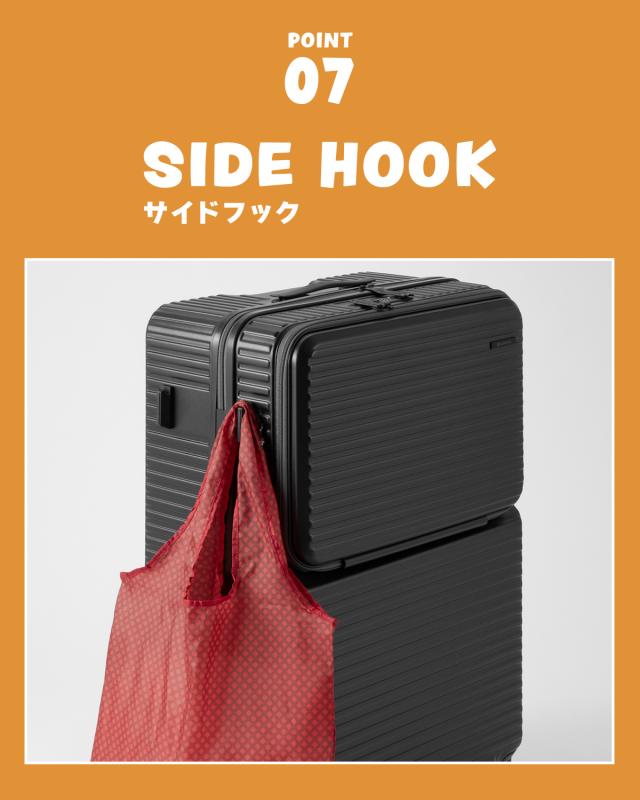 商品レビューで+5%｜エッジリンク スーツケース LLサイズ XLサイズ 101L 大型 大容量 軽量 フロントオープン トップオープン ストッパー 4輪 双輪 キャリーケース クルーズボックス EDGELINK CRUZBOX 05804_16