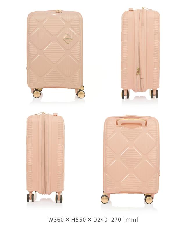 商品レビューで+5%｜アメリカンツーリスター インスタゴン スーツケース Sサイズ SS 機内持ち込み AmericanTourister INSTAGON ダークグレー：HJ4-78011_4