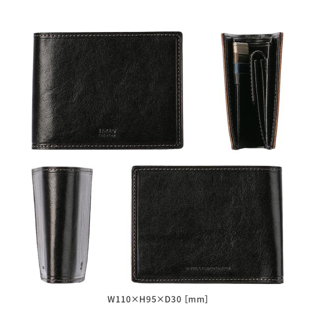 商品レビューで+5%｜タケオキクチ 二つ折り財布 メンズ ブランド レザー 本革 イデア TAKEO KIKUCHI 756604_3