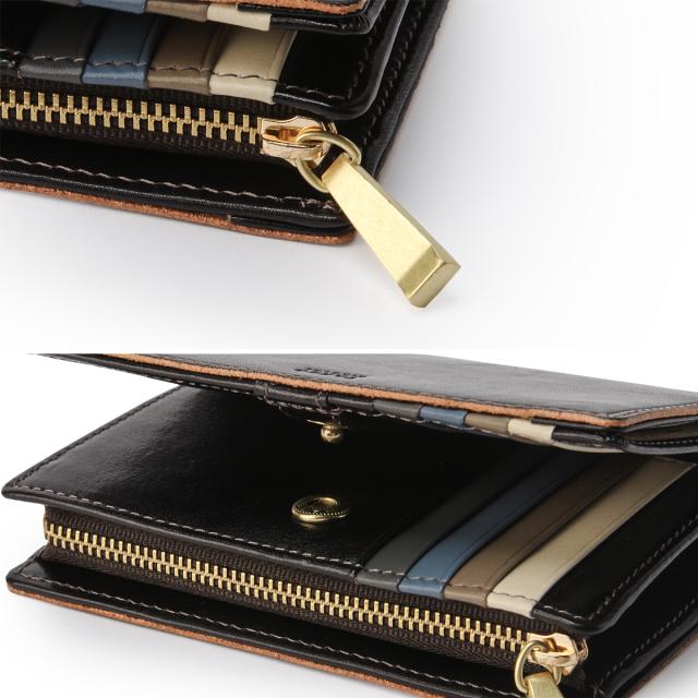 商品レビューで+5%｜タケオキクチ 二つ折り財布 ミドル財布 メンズ ブランド レザー 本革 大容量 大きめ ミドルウォレット イデア TAKEO KIKUCHI 756605_11