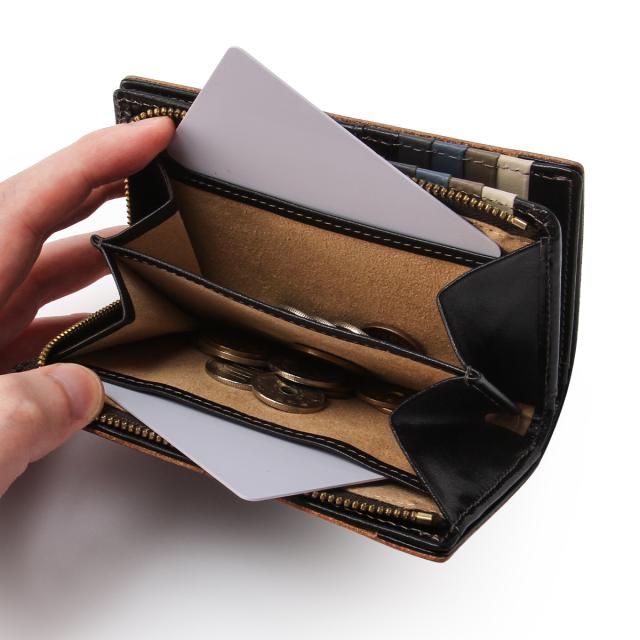 商品レビューで+5%｜タケオキクチ 二つ折り財布 ミドル財布 メンズ ブランド レザー 本革 大容量 大きめ ミドルウォレット イデア TAKEO KIKUCHI 756605_12