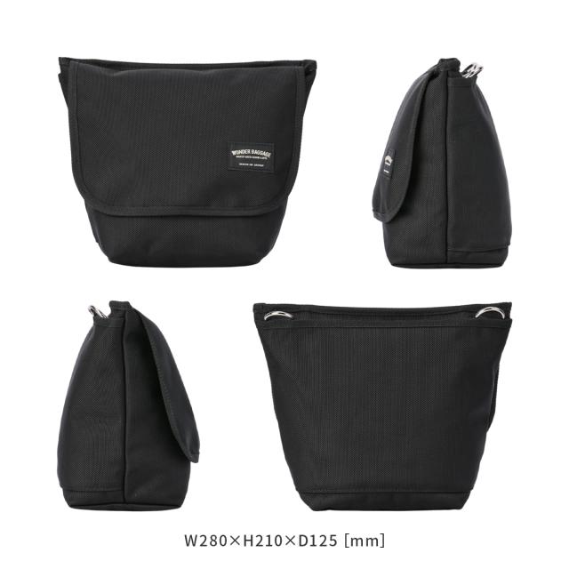 商品レビューで+5%｜限定商品｜ワンダーバゲージ ショルダーバッグ [ M ] メンズ レディース ブランド タウンバッグ メッセンジャーバッグ 日本製 7.3L B6 WONDER BAGGAGE TOWN BAG ZW-003