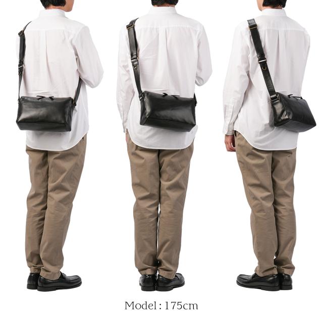 商品レビューで+5%｜ダコタ ブラックレーベル ショルダーバッグ メンズ ブランド レザー 本革 日本製 横型 小さめ 斜めがけ A5 ミニ ルーク Dakota BLACK LABEL 1624701 商品レビューで+5%｜ダコタ ブラックレーベル ショルダーバッグ メンズ