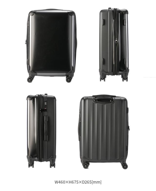 商品レビューで+5%｜ 推し活 スーツケース キャリーケース キャリーバッグ Mサイズ 64L/74L 機内持ち込み 痛バッグ 拡張機能付き 35957_1