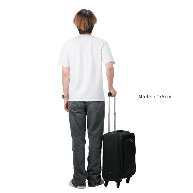 商品レビューで+5%｜エース アルザス TR スーツケース ソフトキャリーケース Sサイズ SS 31L/38L 機内持ち込み 拡張機能付き ストッパー付き ACE 6842100 キャリーケース キャリーバッグ_6