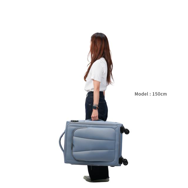 商品レビューで+5%｜エース アルザス TR スーツケース ソフトキャリーケース Mサイズ 60L/67L 拡張機能付き ストッパー付き ACE 6842200 キャリーケース キャリーバッグ_5