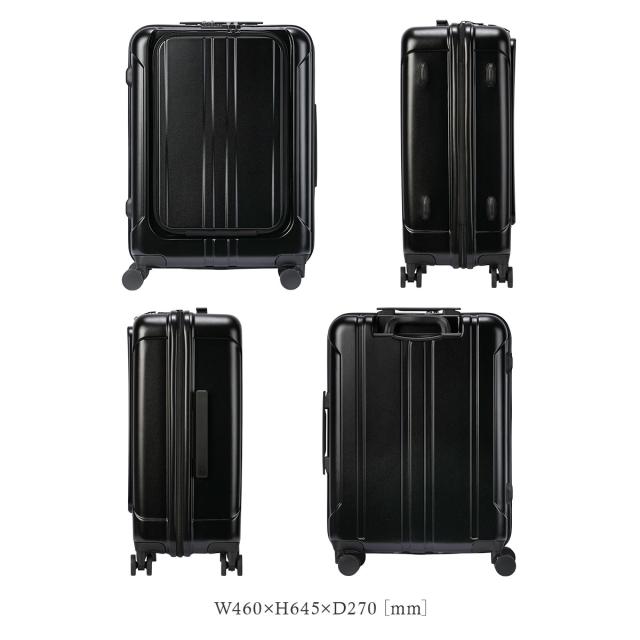 商品レビューで+5%｜グランプラス スーツケース Mサイズ 60L 軽量 中型