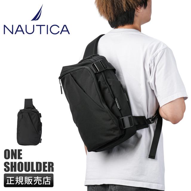 商品レビューで+5%｜ノーティカ ボディバッグ ワンショルダーバッグ メンズ ブランド 斜めがけバッグ 撥水 NAUTICA NTC-010 370-7025