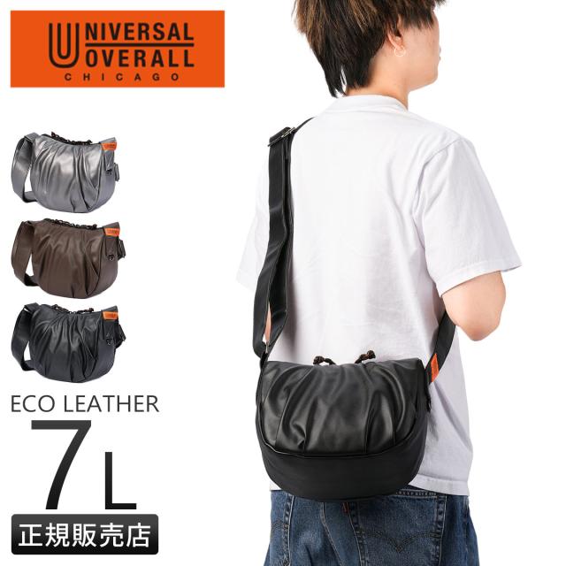 商品レビューで+5%｜ユニバーサルオーバーオール ショルダーバッグ メンズ レディース 三日月型 合皮 A5 UNIVERSAL OVERALL UVO-220