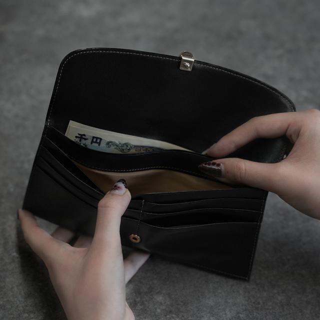 商品レビューで+5%｜コムサ 長財布 レディース ブランド レザー 本革 大容量 大きめ 薄型 薄い財布 かぶせタイプ ロングウォレット レジェ COMME CA 74811_10