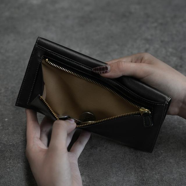商品レビューで+5%｜コムサ 長財布 レディース ブランド レザー 本革 大容量 大きめ 薄型 薄い財布 かぶせタイプ ロングウォレット レジェ COMME CA 74811_13