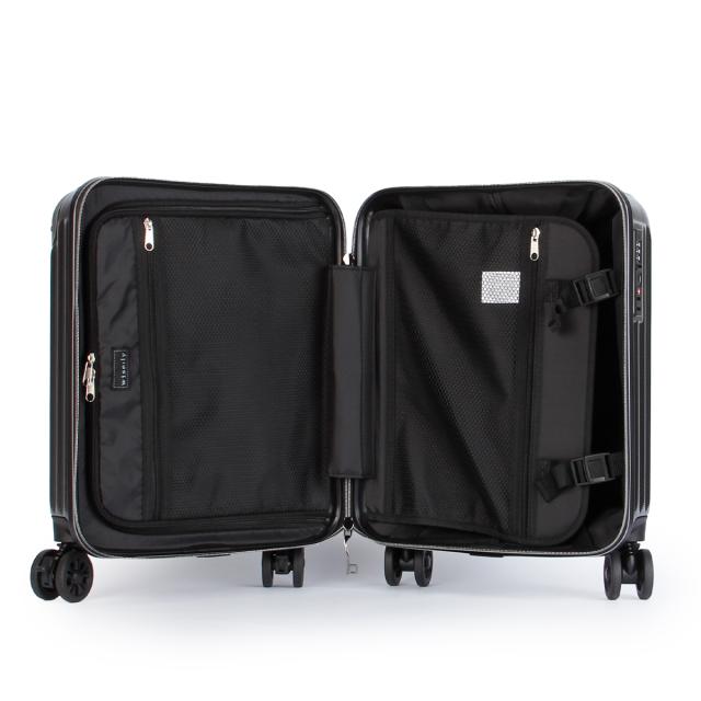 商品レビューで+5%｜ワイズリー スーツケース 機内持ち込み Sサイズ SS 27L 軽量 小型 小さめ コインロッカー 4輪 双輪 キャスターストッパー キャリーケース キャリーバッグ スパーク2 wise:ly SPARK2 338-2500_7