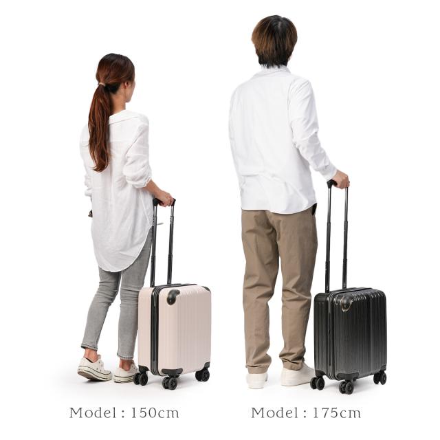 商品レビューで+5%｜ワイズリー スーツケース 機内持ち込み Sサイズ SS 27L 軽量 小型 小さめ コインロッカー 4輪 双輪 キャスターストッパー キャリーケース キャリーバッグ スパーク2 wise:ly SPARK2 338-2500_3