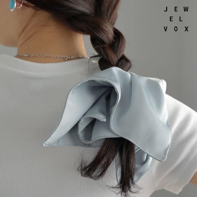 シュシュ ヘアゴム ヘアアクセサリー レディース ビッグ スクエア 四角 まとめ髪 大人かわいい シンプル かんたん こなれ シンプル 可愛い 普段使い キッズ 子供 ブラック ホワイト ブルー ピンク オフィス 女性 30代 40代 50代